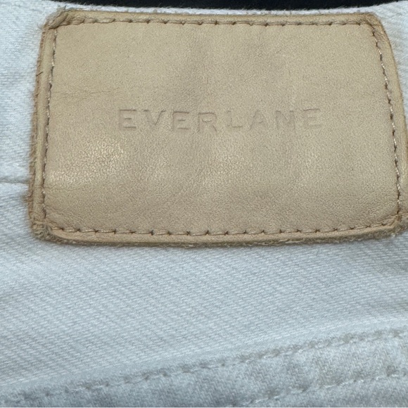 Everlane The Cheeky Jean Off White Button Fly Straight Leg Women’s Size 27 - Picture 3 of 7